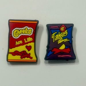 Takis and Cheetos Are Life Shoe Charms